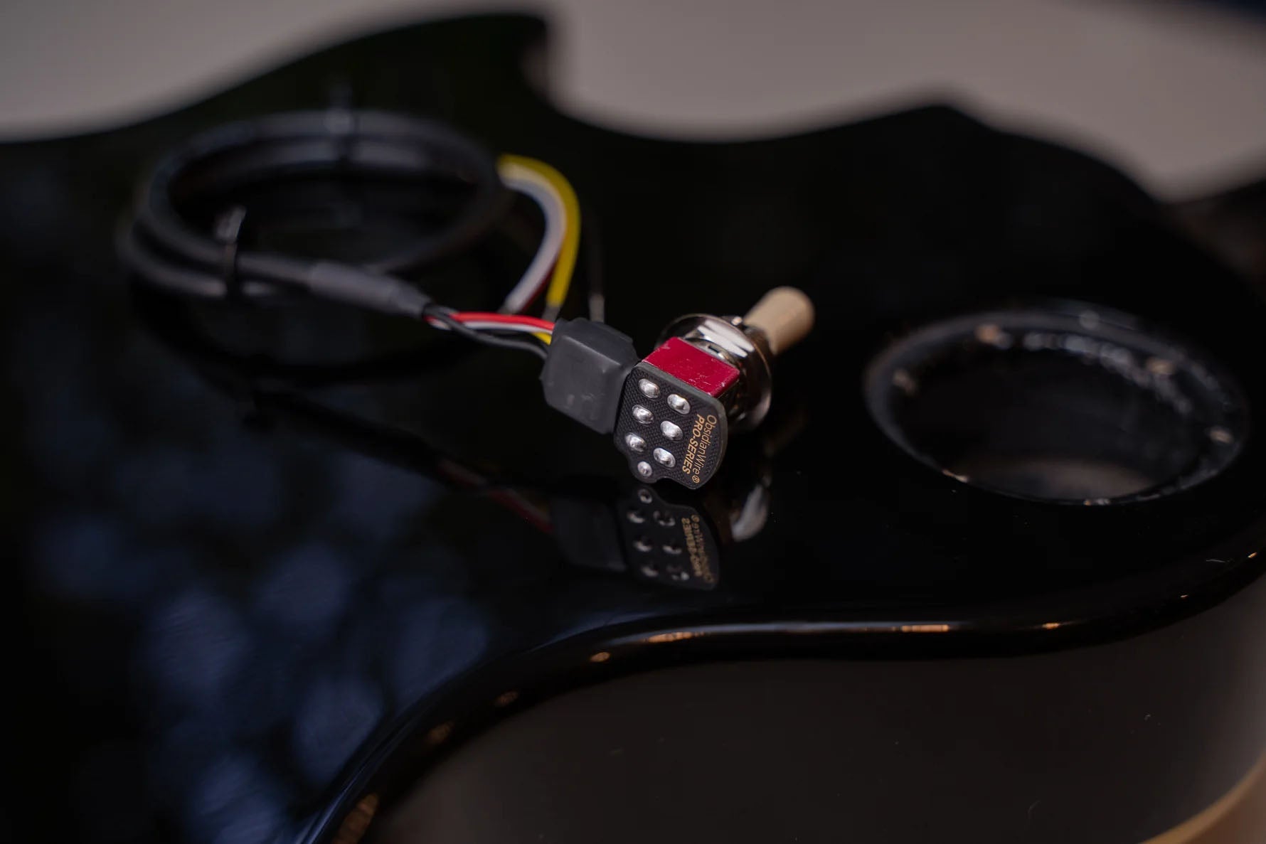 Obsidian Wire Pro-Wired™ Gen 2 Les Paul 3-Way Nickel Toggle Switch