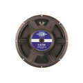 Round guitar and bass speaker with black frame and blue label marked CA154, 4 ohm, 300 watts, with spring clip terminals.