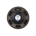 Top view of a black Eminence Lil' Texas guitar speaker with visible terminals and central label.