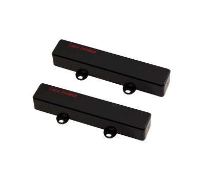 Two black rectangular pickups labeled 'Lace Sensor' with mounting holes visible.