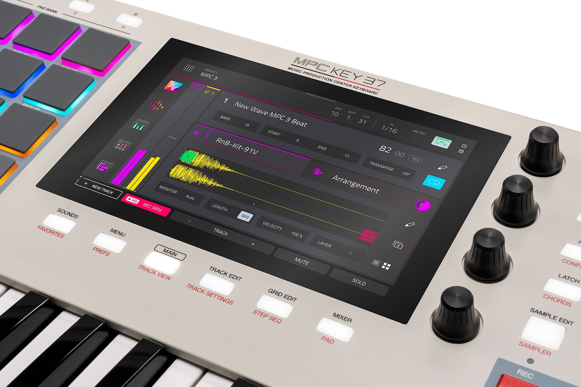 Akai MPC KEY37 Gen 2 - Production Synthesizer