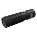 Black cylindrical microphone with perforated body and EM-93M label on the side.