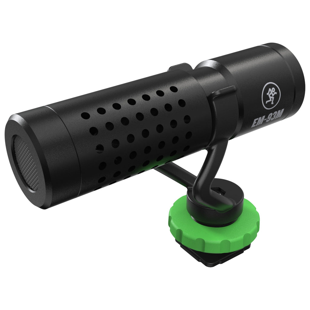 Mackie EM-93M Compact Microphone for Smartphones and DSLRs, studio recording microphone body