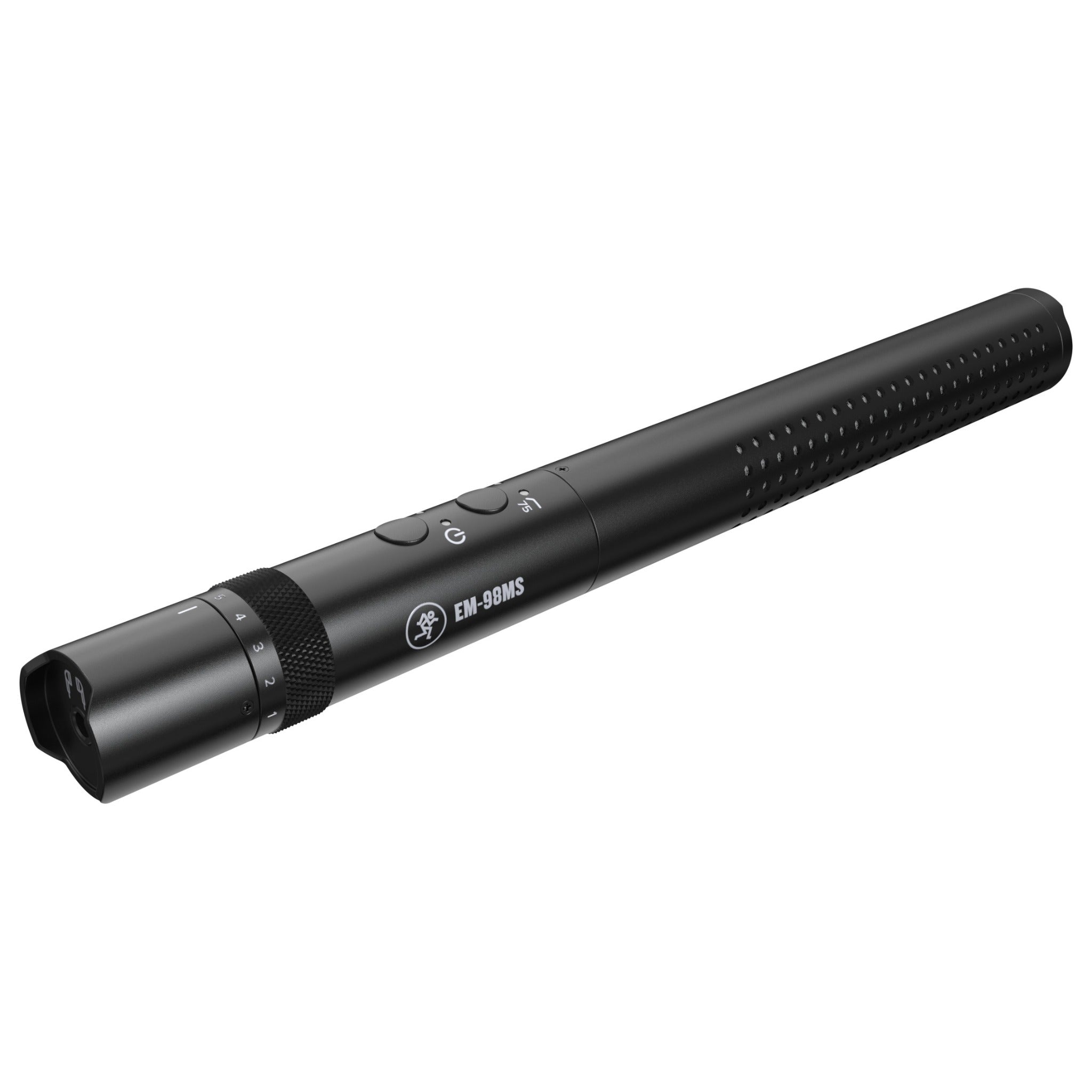 Mackie EM-98MS On-Camera Shotgun Microphone for Smartphones and DSLRs, studio recording microphone body