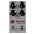 Silver Diamond Memory Lane pedal with four black knobs, a toggle switch, two footswitches, and red lettering.