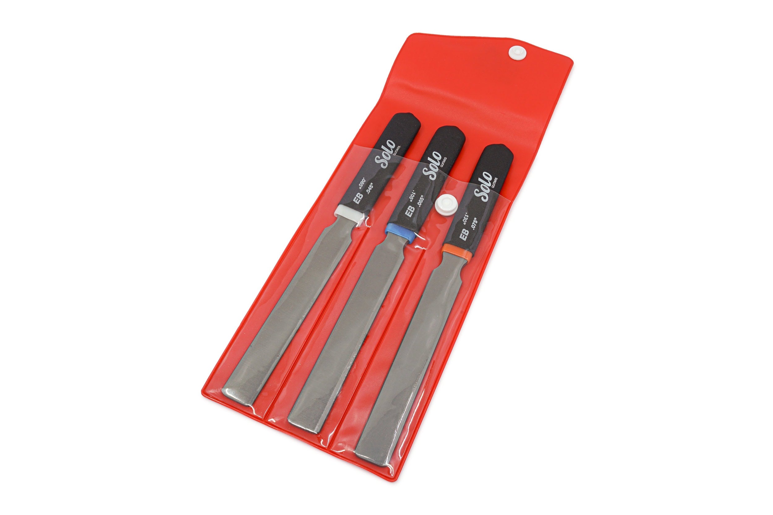 Solo Pro NFSET-B Double Edge Electric Bass Guitar Nut File Set — Nut / Saddle