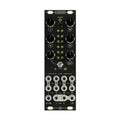 Black modular synthesizer panel with knobs, toggle switch, and multiple 3.5mm jacks labeled Lavender and marked with I-IV and L/R.