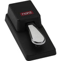 Black piano-style sustain pedal with a silver foot lever and a red Nord logo on top.