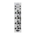 Silver eurorack module with toggle switches, patch jacks, and labeling from Noise Engineering.