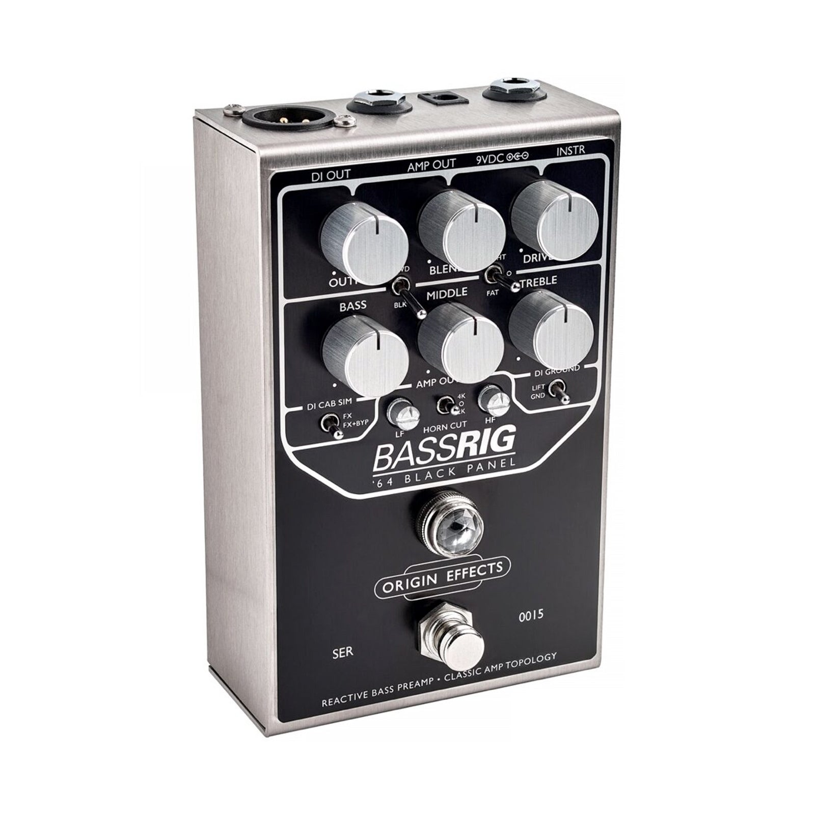 Origin Effects BassRIG 64 Black Panel Preamp