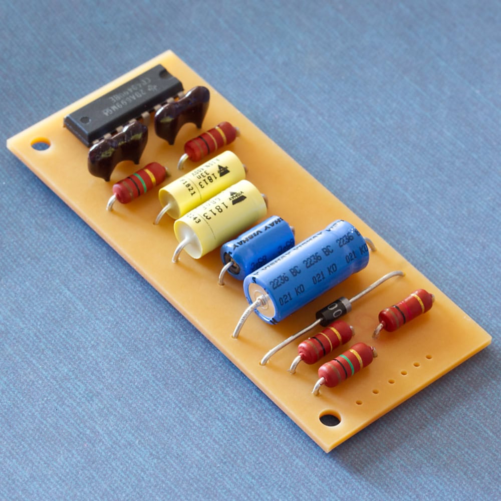 Solo Music Gear PCB Vintage Style CMOS Fuzz Circuit Board — Fuzz Pedal