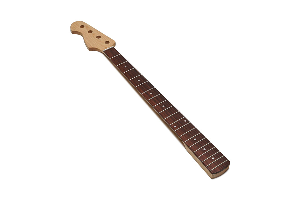 Solo PB Style Left Handed Maple Bass Neck With Rosewood Fretboard