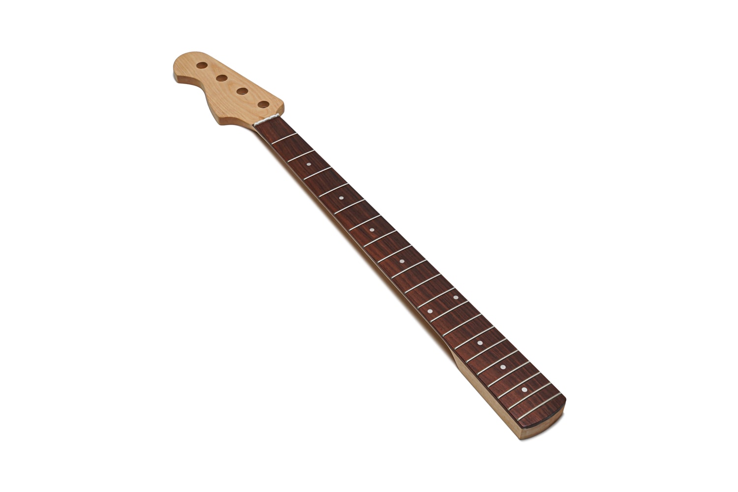 Solo PB Style Left Handed Maple Bass Neck With Rosewood Fretboard