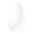 Clear thin plastic pickguard shaped for an acoustic guitar with adhesive backing