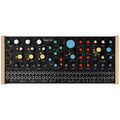 Front panel view of a Pittsburgh Modular Taiga synthesizer with multiple knobs, jacks, and indicator lights.
