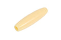 Single cream-colored plastic tip with a hollow cylindrical opening is shown on a white background.