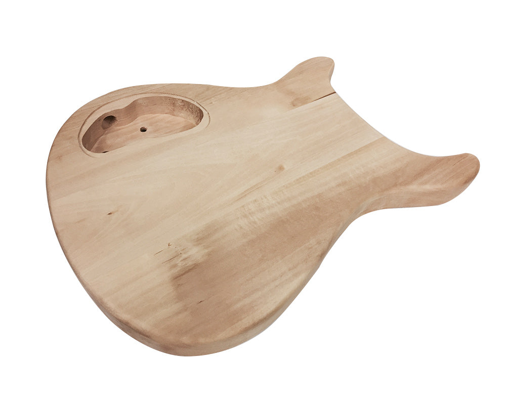 Solo PR Style Guitar Body, Basswood with Flamed Maple Top