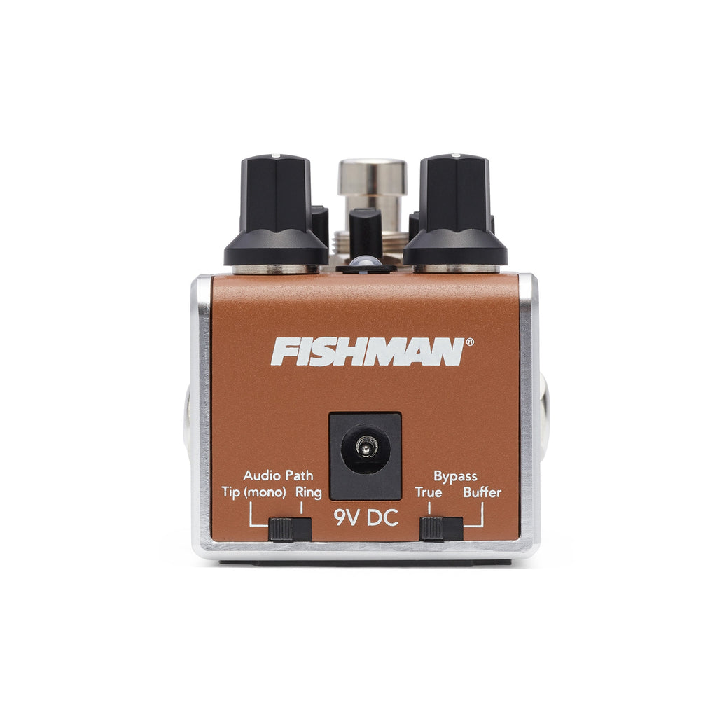 Fishman AFX Mini Acoustic Guitar Preamp & EQ Pedal, parametric or graphic equalizer unit