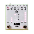 Top view of a Poly Effects Verbs pedal with footswitches, various labeled presets, USB and MIDI ports, and LED indicators.