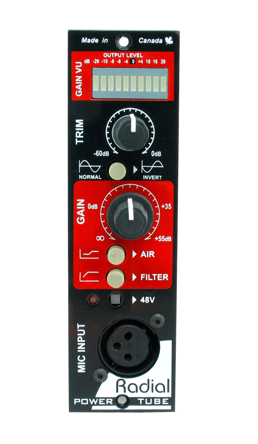 500 Series - PowerTube Tube Preamplifier
