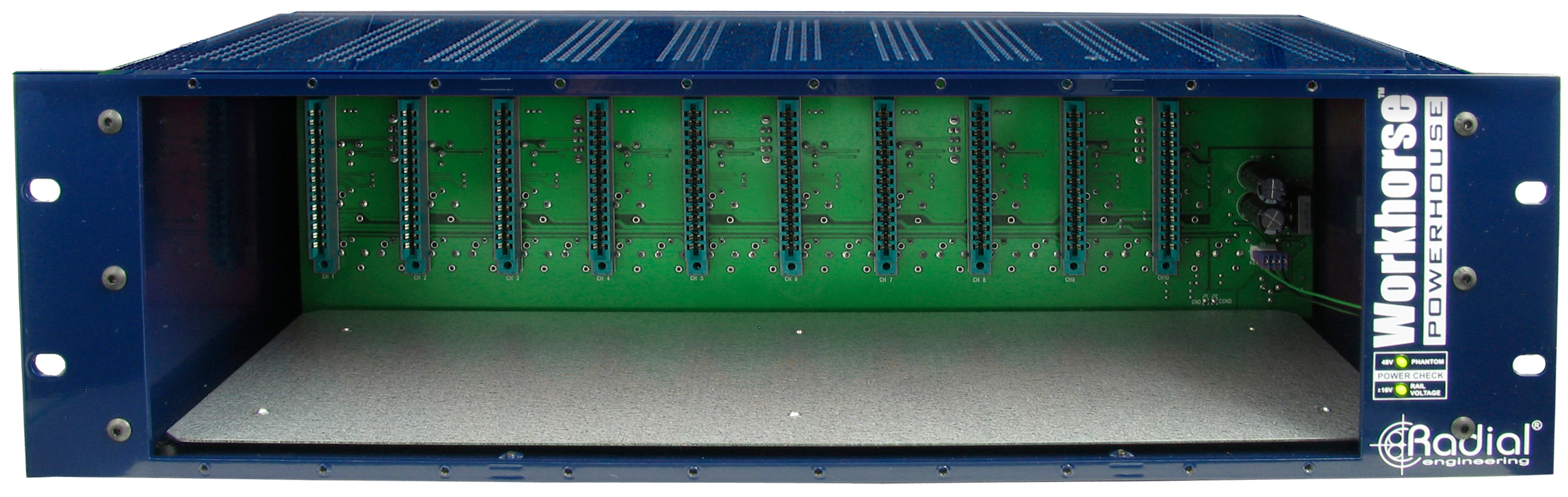 Powerhouse 10-Space 500 Series Rack