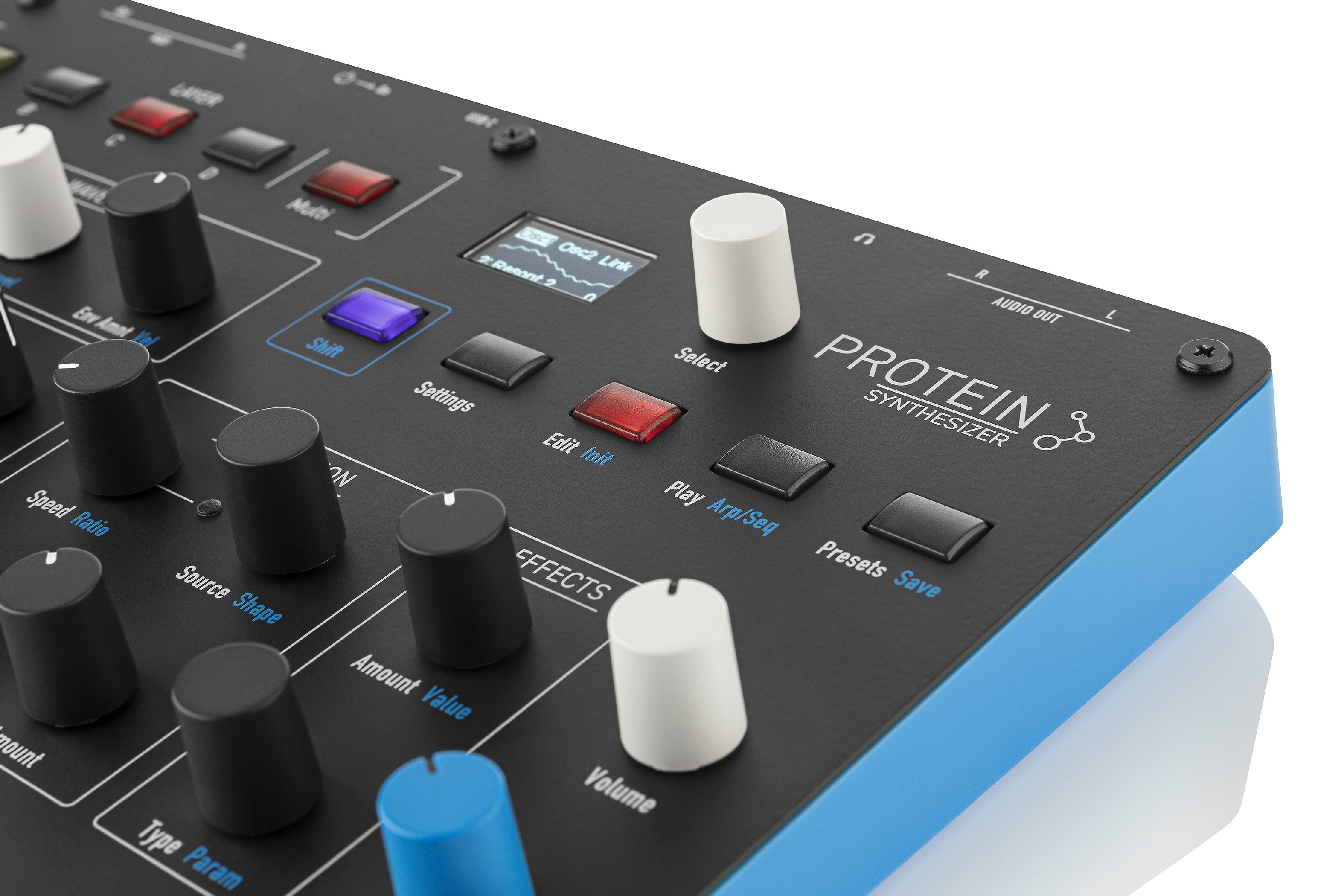 Waldorf Protein - Desktop Wavetable Synthesizer, keyboard synthesizer instrument