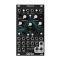 Black modular synthesizer module with multiple knobs, jacks, and buttons labeled Mojave from Qu-Bit Electronix.