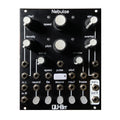 Black Qu-Bit Nebulae Eurorack module with knobs, push buttons, and multiple 1/8 inch jacks.