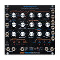Black Rossum Panharmonium eurorack module with knobs, jacks, and button controls.