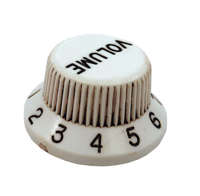 Solo Pro ST 50’s Style White Relic Knob Set