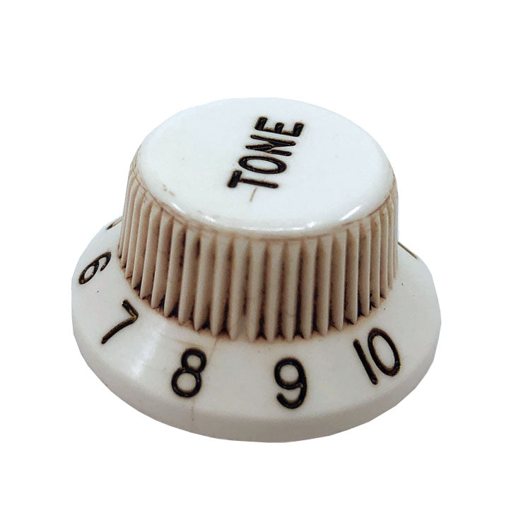 Solo Pro ST 50’s Style White Relic Knob Set