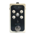 White guitar effects pedal with four white knobs, a toggle switch, and a footswitch labeled Dirty Murals by Recovery.