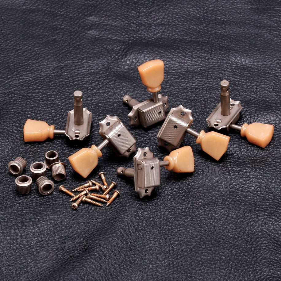 Gotoh SD90 Aged Nickel Relic Series Vintage Style Guitar Machine Heads Set of 3 + 3