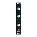 Black eurorack module with three labeled control knobs and one output jack, named Crime by Ritual Electronics.