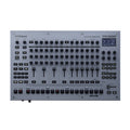 Top view of a Roland TR-1000 drum machine with knobs, sliders, buttons, and a display screen.