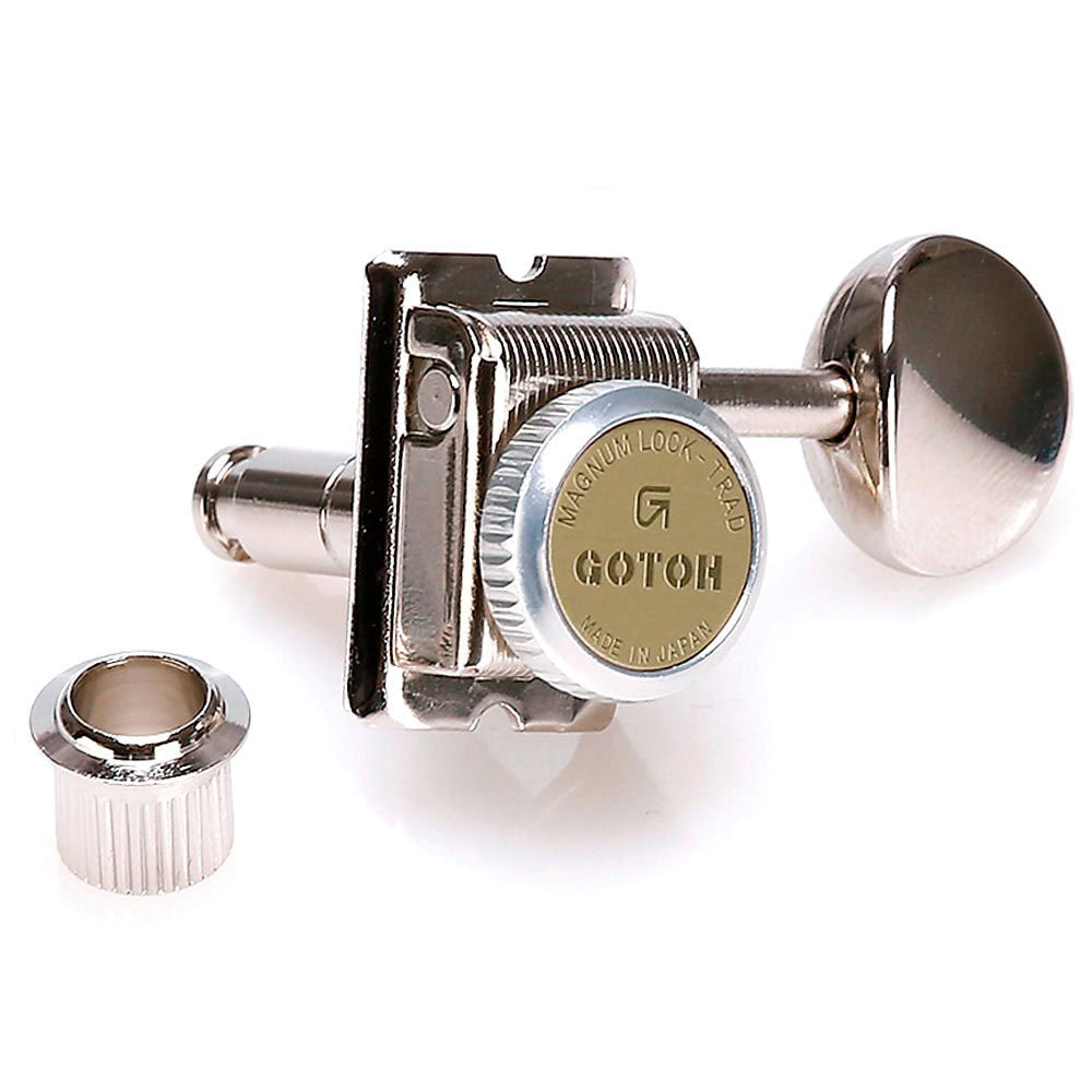 Gotoh SD91 Nickel Magnum Lock Vintage Guitar Machine Heads Set 6 Inline