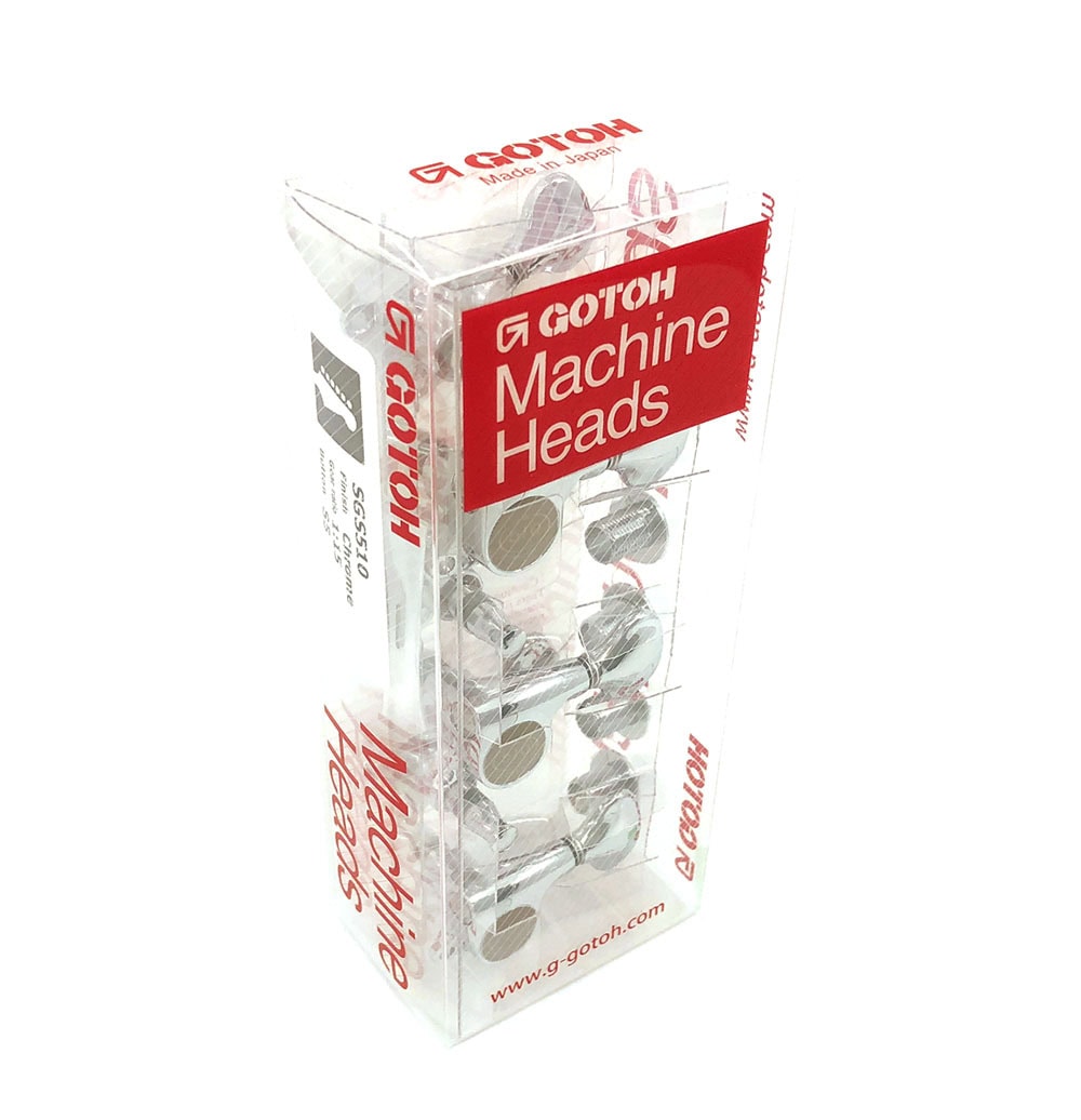 Gotoh SGS510 Guitar Machine Heads Set of 6 Inline