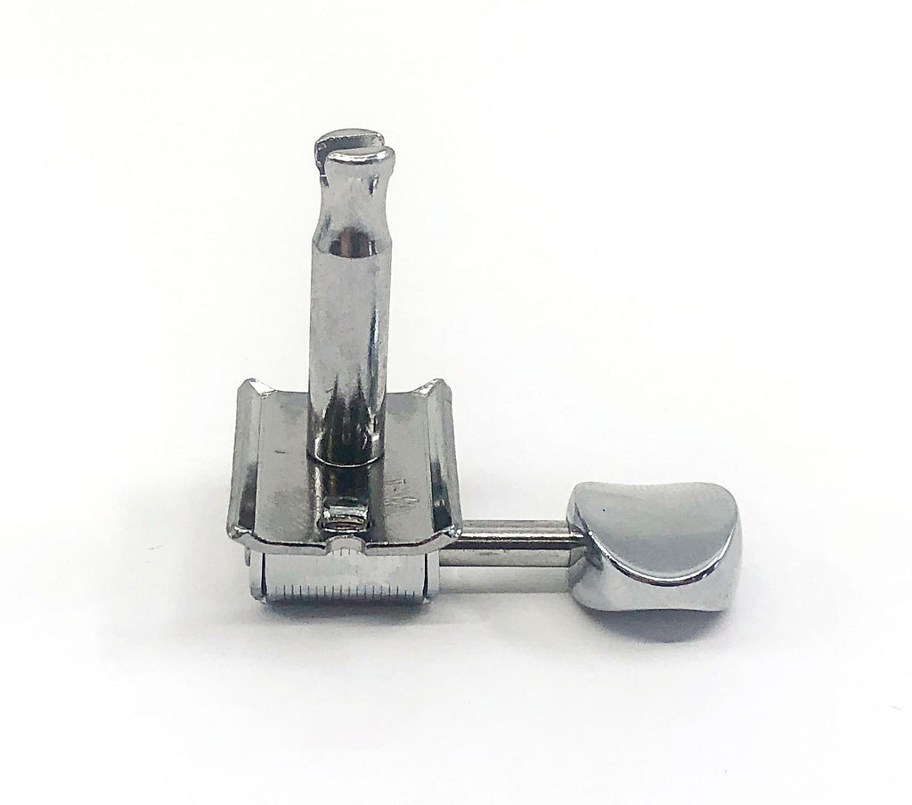Solo Pro Chrome Guitar Machine Heads 6 Inline With Oval Buttons — Tuner