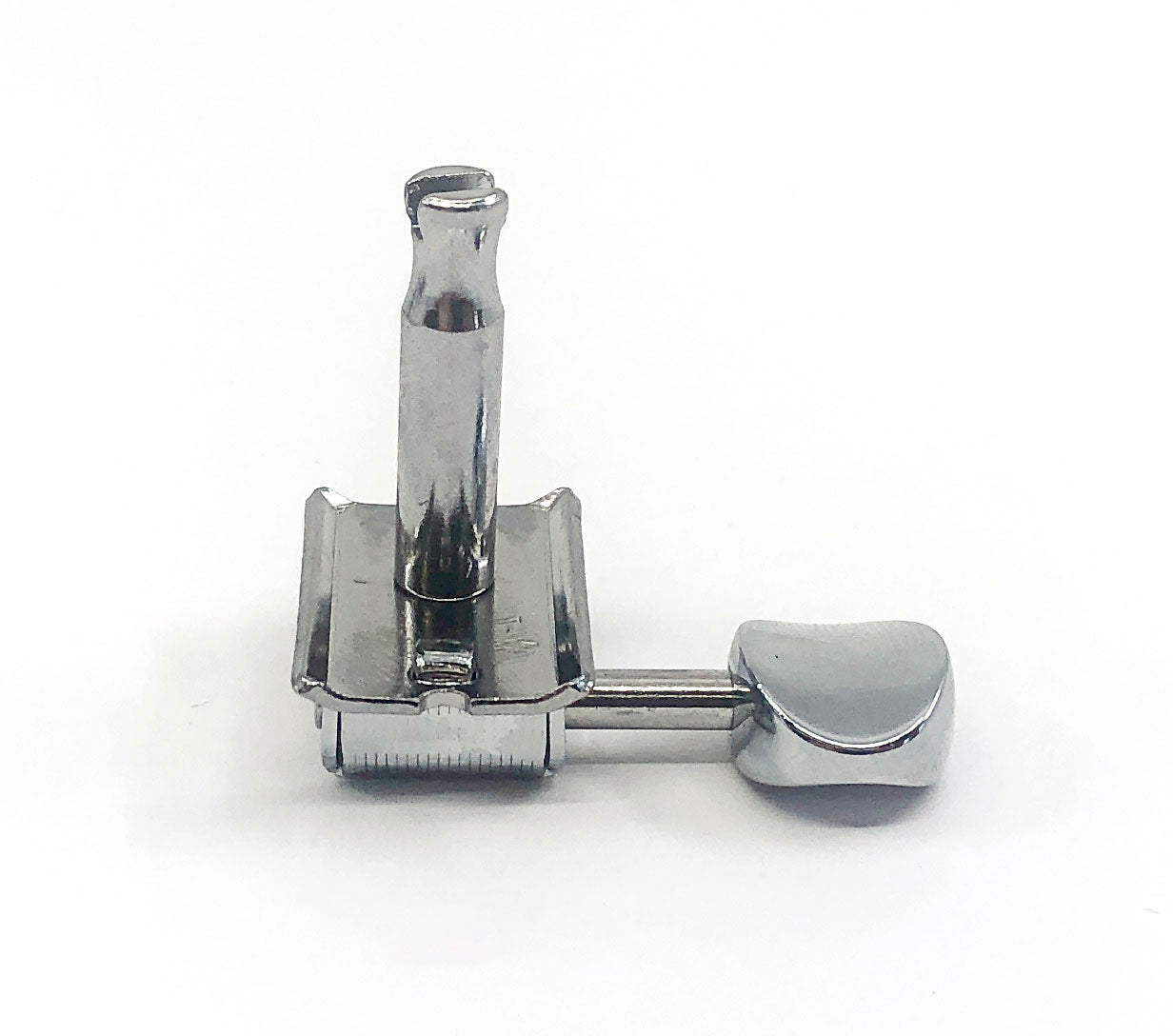 Solo Pro Chrome Guitar Machine Heads 6 Inline With Oval Buttons — Tuner