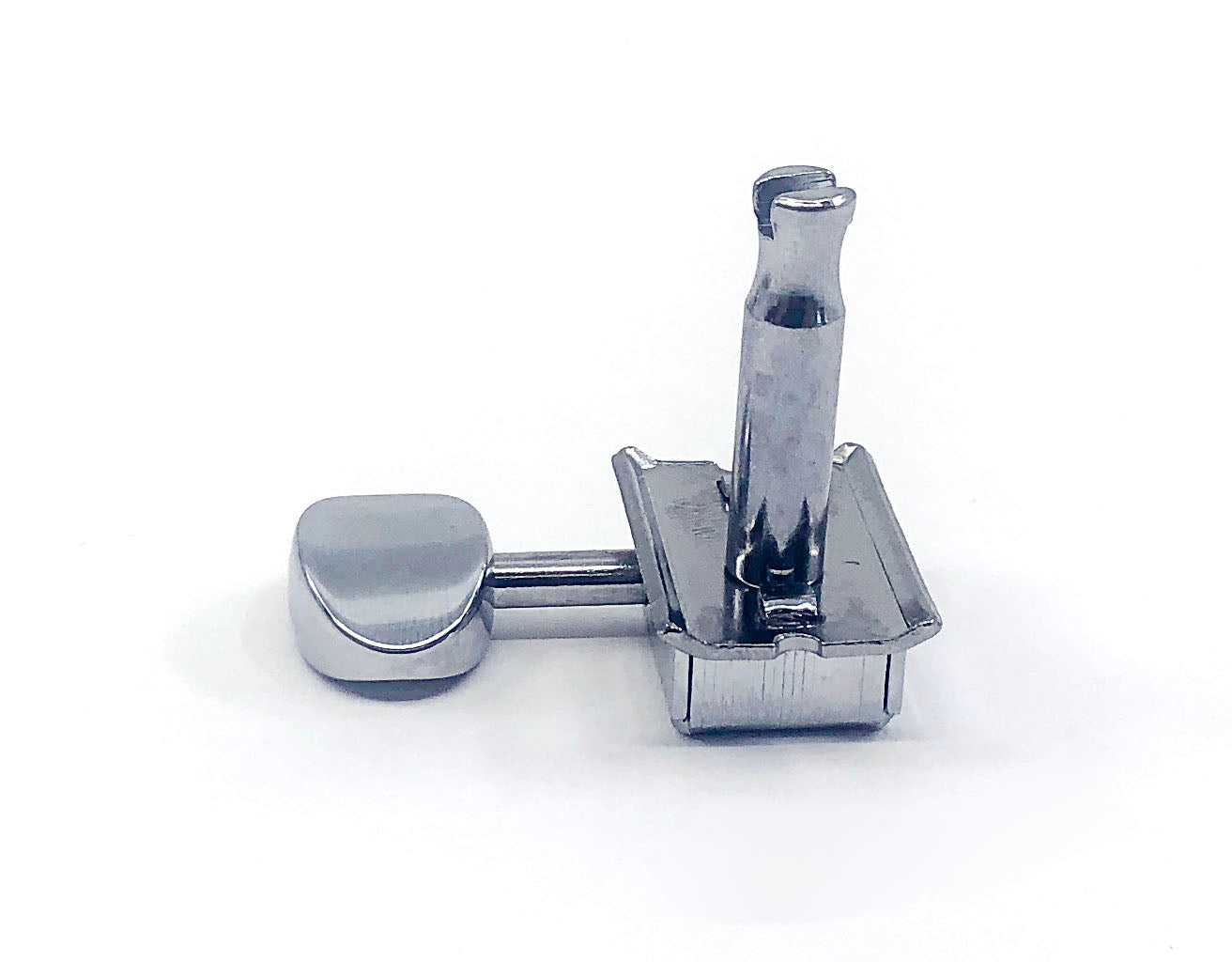 Solo Pro Chrome Guitar Machine Heads 6 Inline With Oval Buttons — Tuner