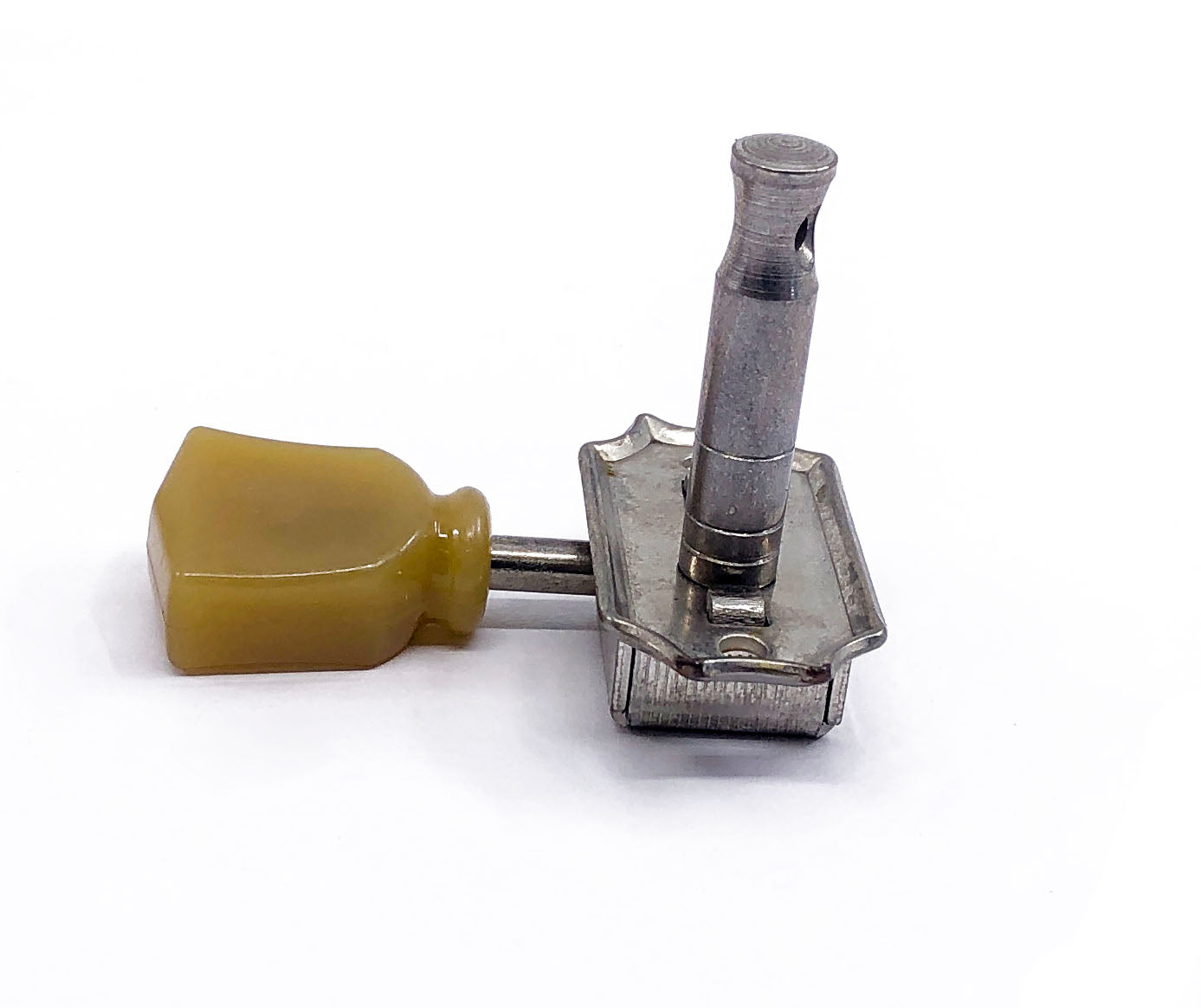 Solo Pro Aged Nickel Guitar Machine Heads 3 + 3 With Keystone Buttons — Tuner