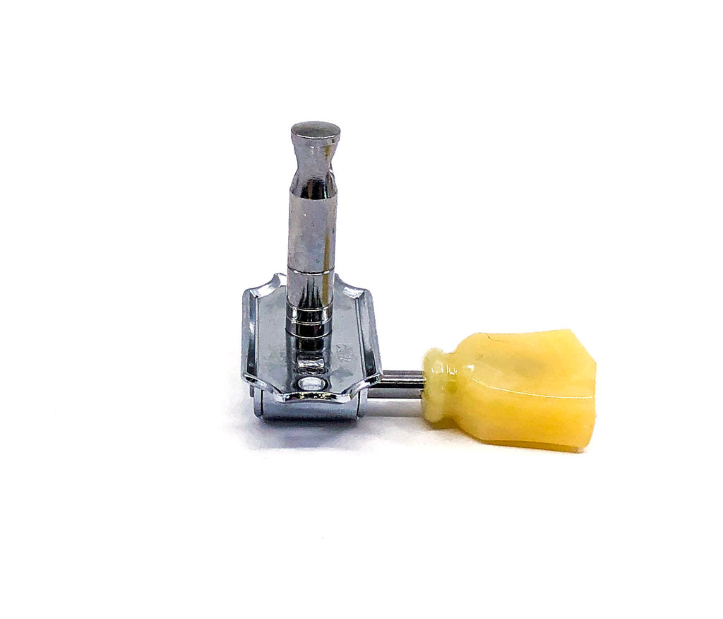 Solo Pro Chrome Guitar Machine Heads 3 + 3 With Keystone Buttons — Tuner