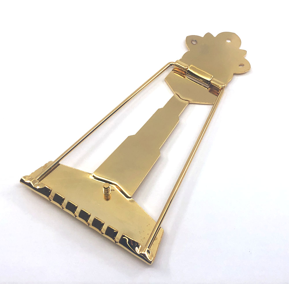 Solo Pro Deluxe Archtop Gold Guitar Tailpiece — Tremolo Pedal