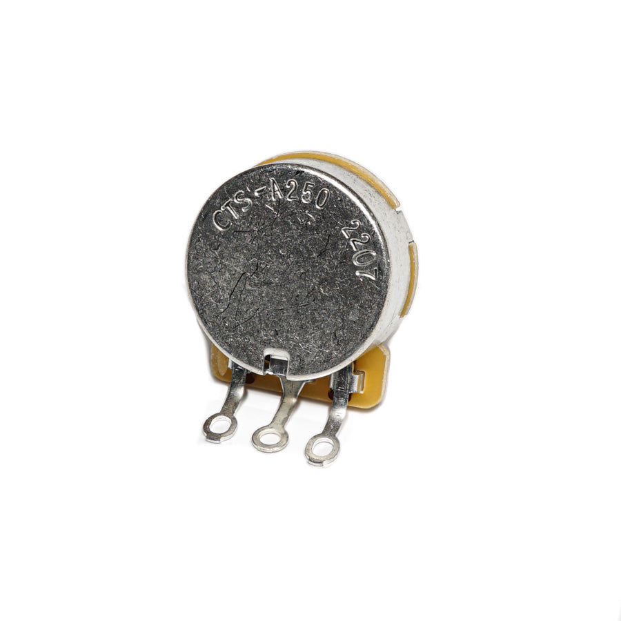 Solo Pro CTS 250K-A Split Shaft Audio Taper Potentiometer – Imperial