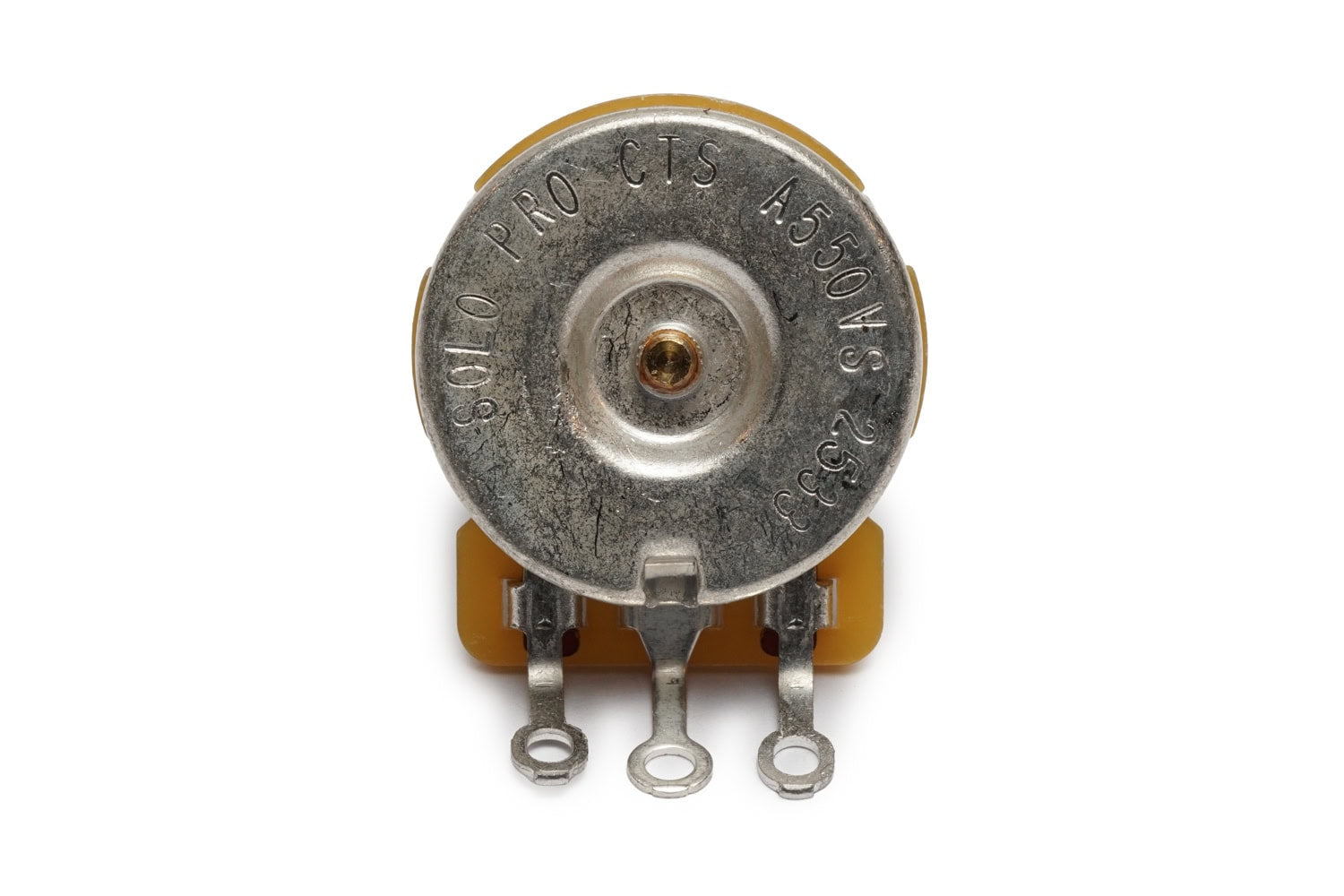 Solo Pro CTS Vintage 550K-A Solid Shaft Audio Taper Potentiometer – Imperial