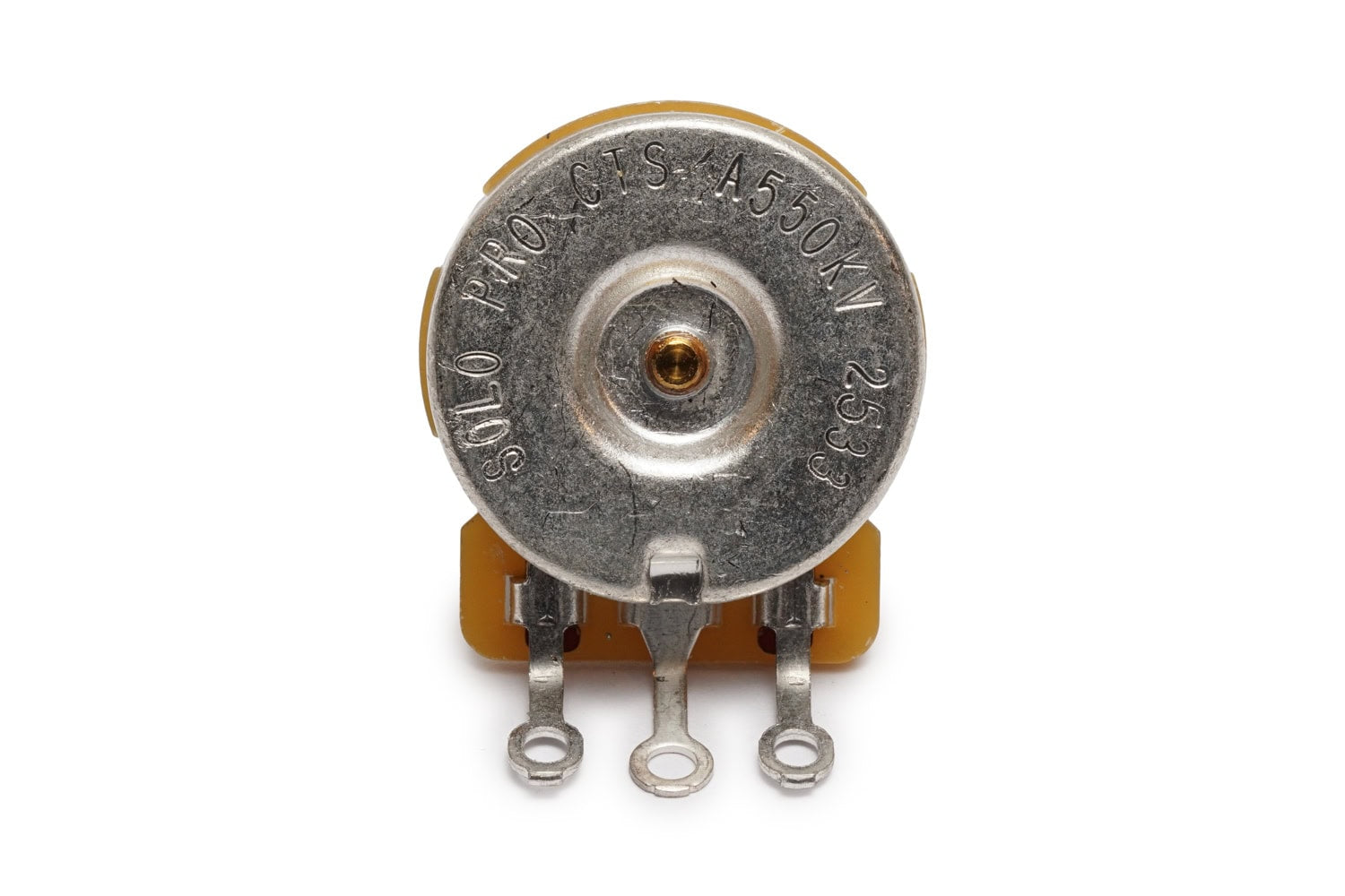 Solo Pro CTS Vintage 550K-A Split Shaft Audio Taper Potentiometer – Imperial