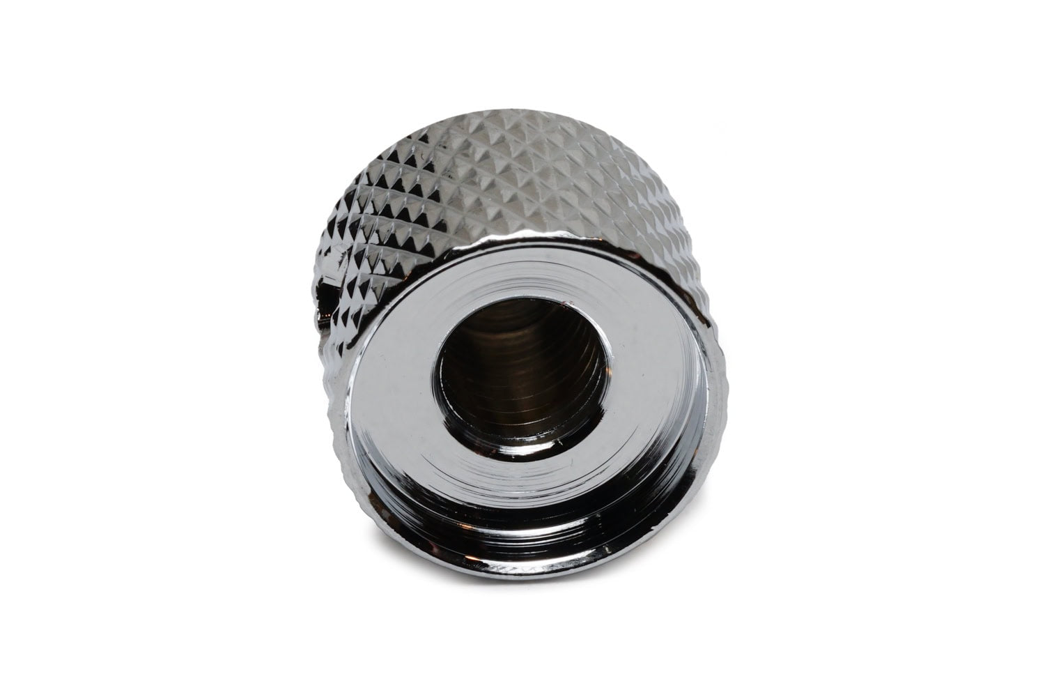 Solo Pro Dual Concentric Knurled Dome Chrome Knob
