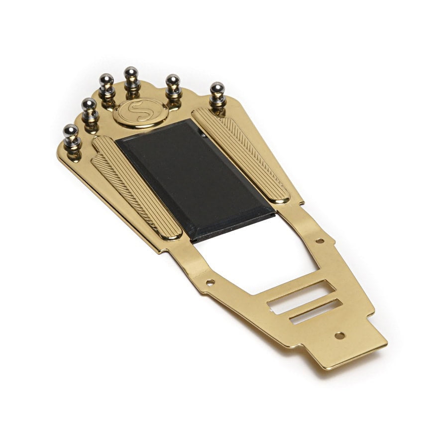 Solo Pro Django Trapeze Jazz Guitar Tailpiece – Gold — Tremolo Pedal