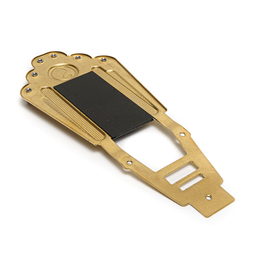 Solo Pro Django Trapeze Jazz Guitar Tailpiece – Gold — Tremolo Pedal