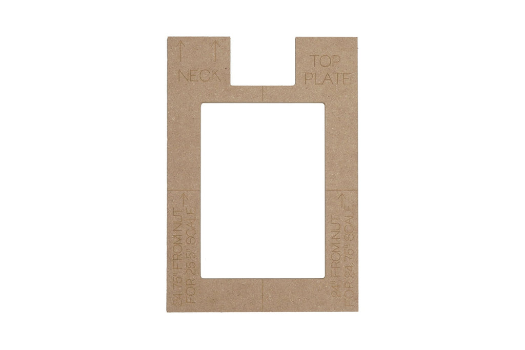 Solo Floyd Rose Bridge Route Template Set